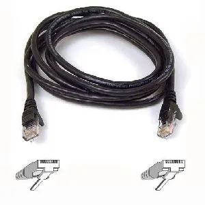 Belkin Belkin A3L980-100-BLK-S Cat 6 network ethernet cable 100 ft black — product photo
