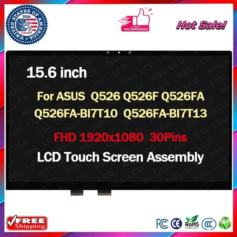NUOLAISUN NUOLAISUN Q526 Q526F Q526FA 15.6" FHD Touch Screen Digitizer Assembly — product photo