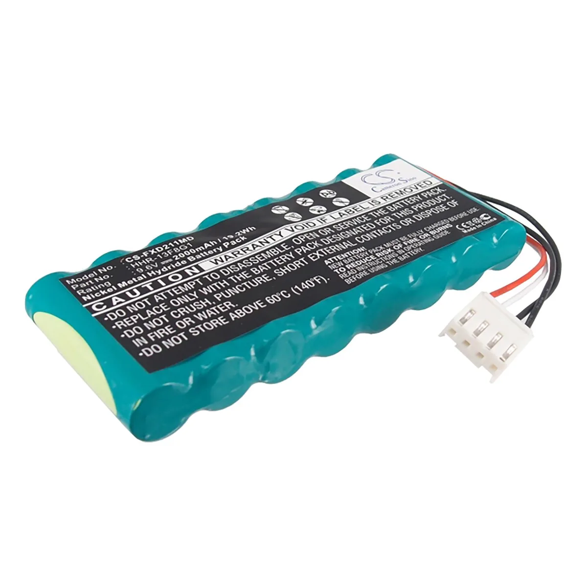Cameron &amp; Co Cameron &amp; Co DS-CS-FXD211MD 9.6 V 2000 mAh Ni-MH green battery — product photo
