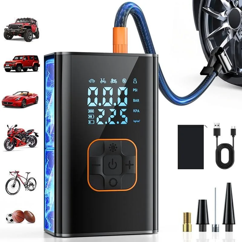 Corn Electronics Corn Electronics 150 PSI 4000 mAh Cordless Tire Inflator accessories - wheel — product photo