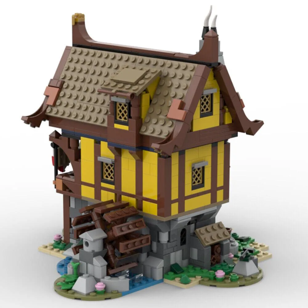 ZITIANYOUBUILD ZITIANYOUBUILD MOC-162450 Medieval Watermill 997 Parts — product photo