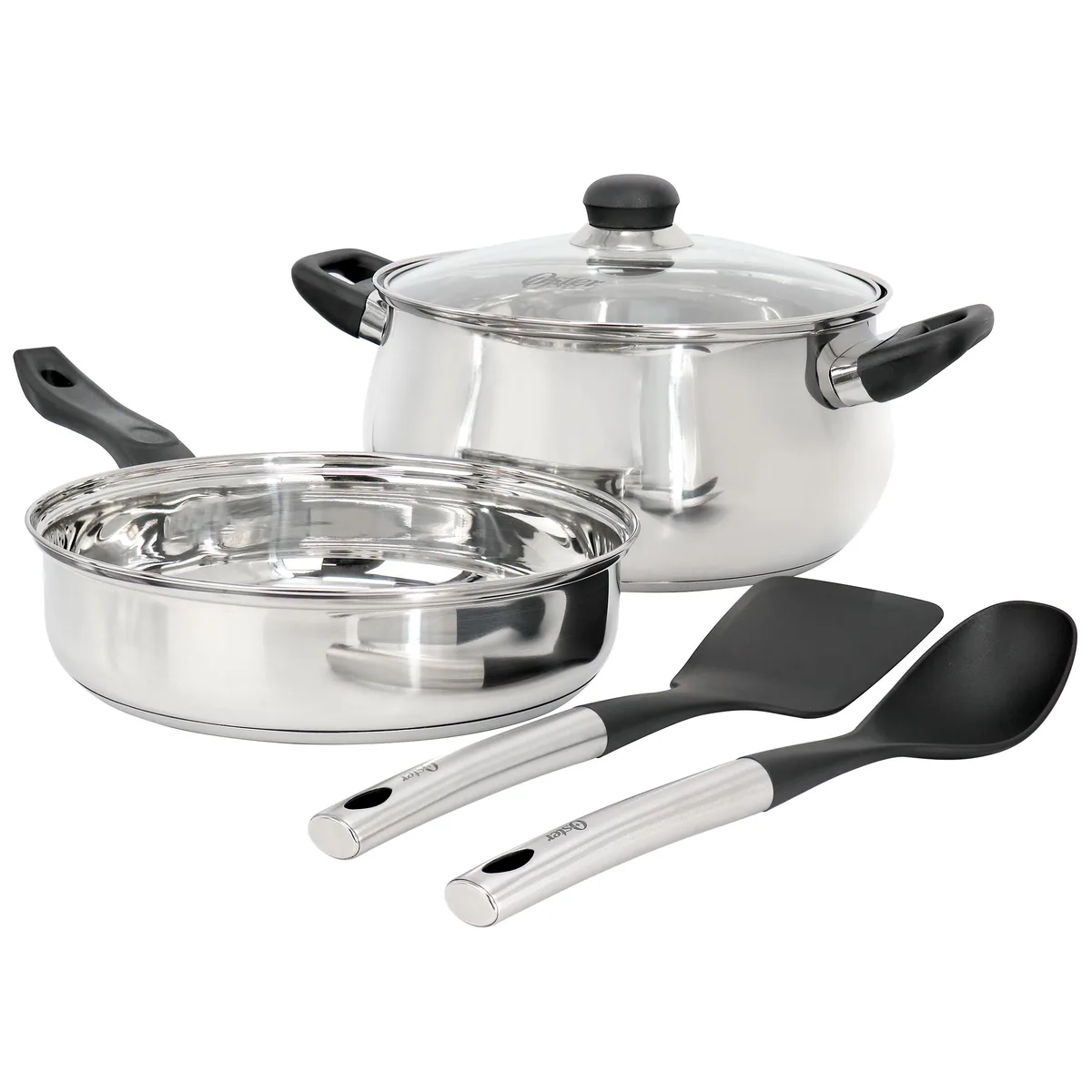 OSTER OSTER 510121423M 5-Piece Stainless Steel Cookware Set — product photo