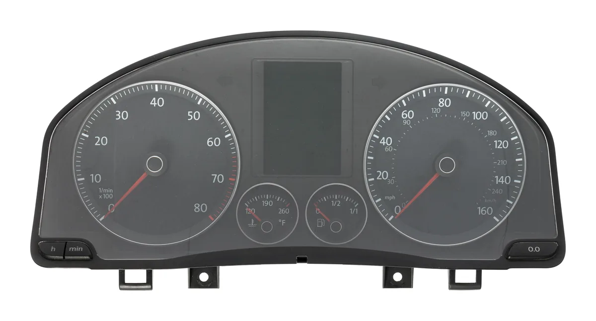 1 Factory Radio 1 Factory Radio 1Q0920974G Speedometer Instrument Head Gauge Cluster 2009 Volkswagen EOS — product photo