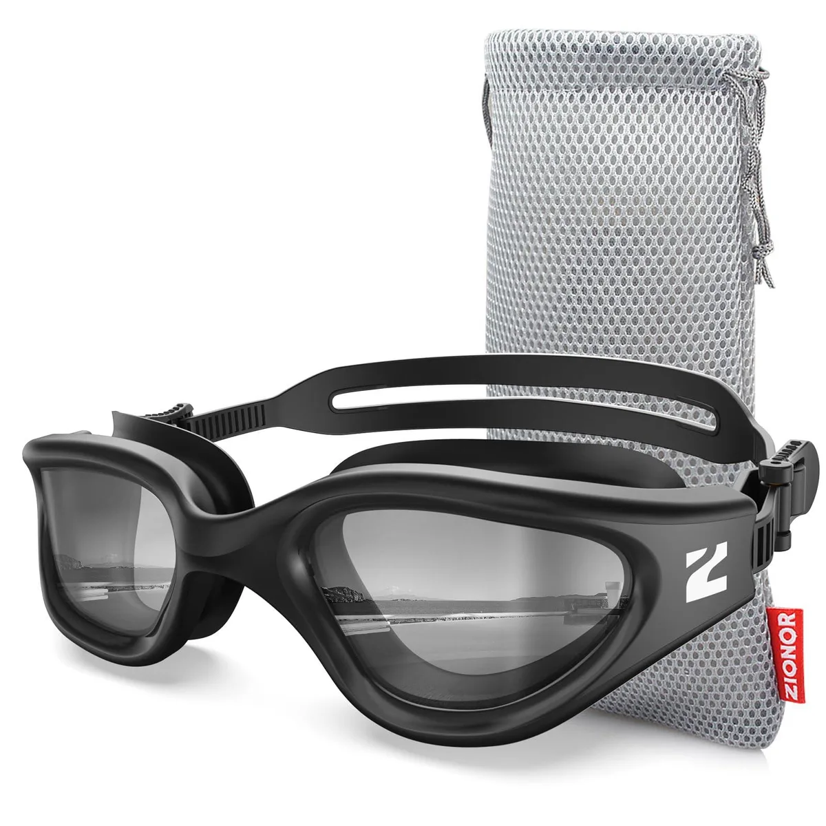 ZIONOR G1 Air Polarized Swimming Goggles Black — product photo