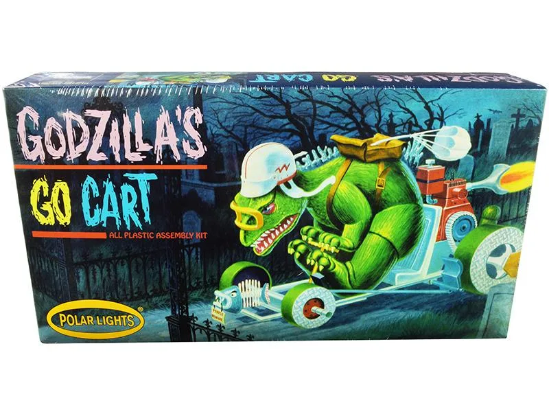 Polar Lights Polar Lights POL987 Godzilla's Go Cart Model Kit 63 Parts 9.5 Inch — product photo