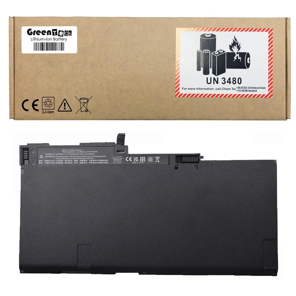 GreenTechLLC GreenTechLLC CM03XL 11.1V 50Whr 3-cell laptop battery — product photo