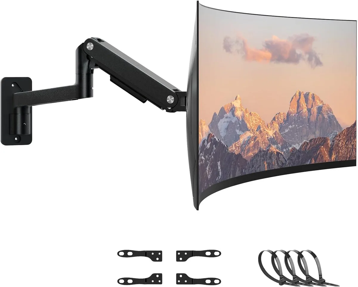 PISKEKAT PISKEKAT Wall Mount Arm 17-49" 44 lbs Gas Spring VESA 200x200 — product photo