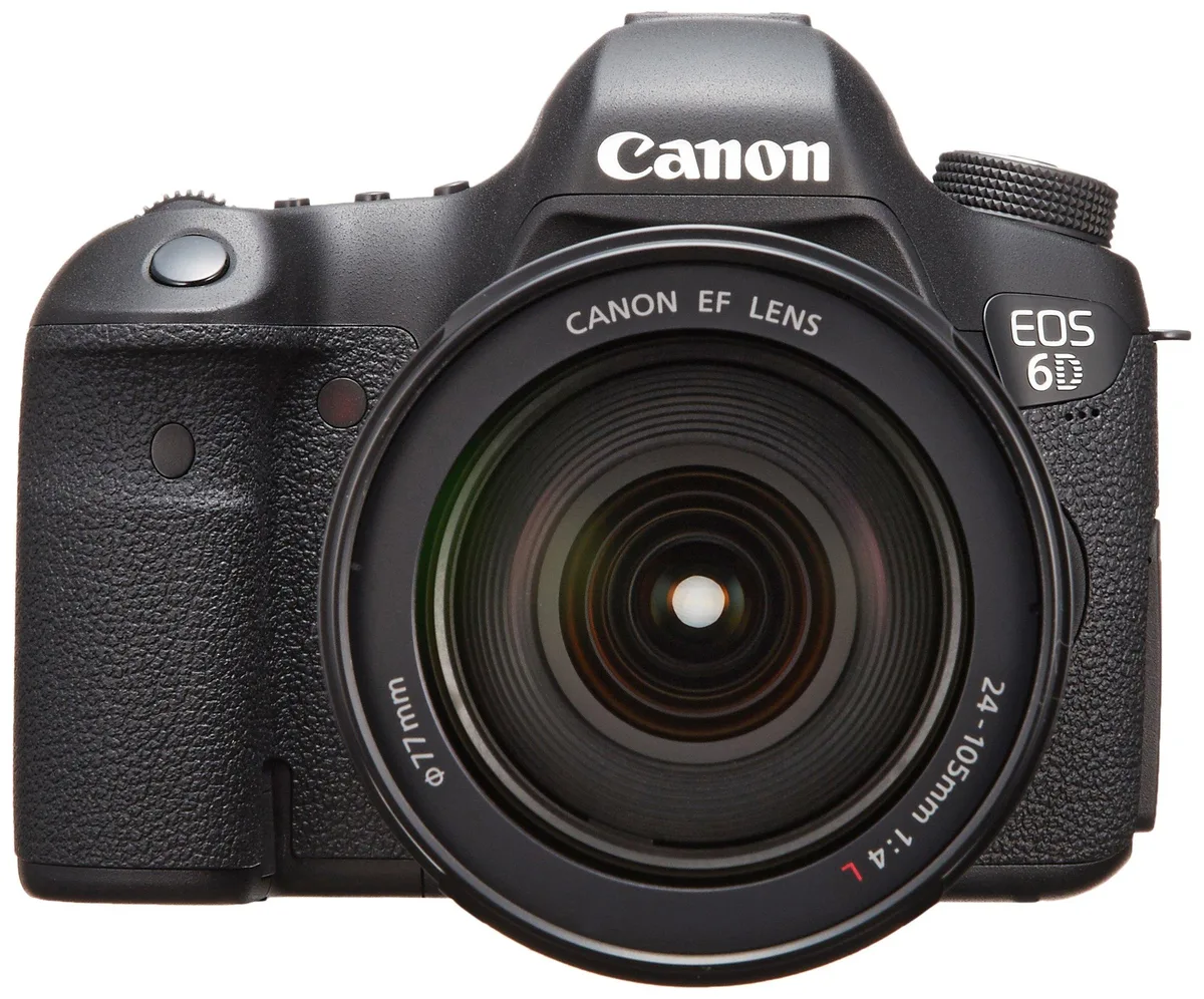 Canon International Canon International EOS 6D DSLR Camera with EF 24-105mm f/4L IS USM Lens — product photo