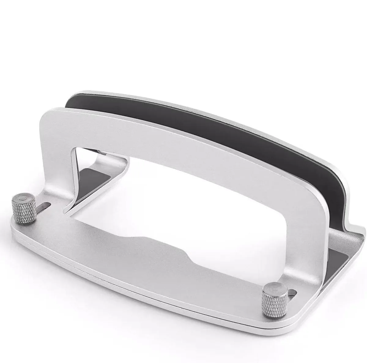 No Sew No Sew LT0018 Aluminum Vertical Laptop Stand Silver 0.47-1.2in Adjustable 0.222kg — product photo