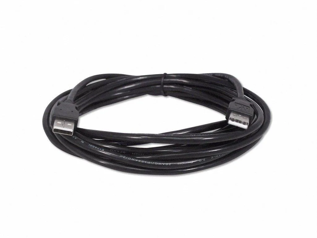 No Sew No Sew USB 2.0 Male A to Male A Cable 15 ft Black — product photo