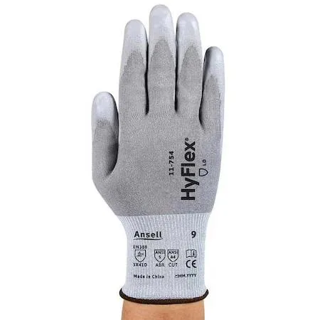 ANSELL ANSELL 11-754 Knit Gloves Cut Level A4 Polyurethane Smooth 9 1 PR — product photo
