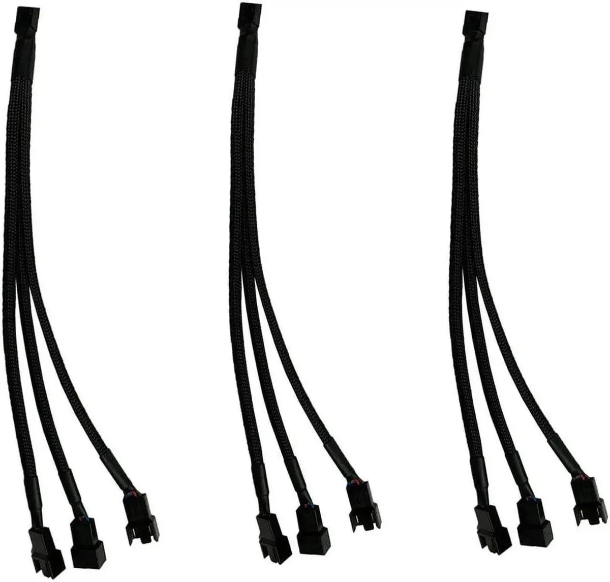 Vszerda Vszerda 3 Pack PWM Fan Splitter 1 to 3 Y Cable 27 cm — product photo