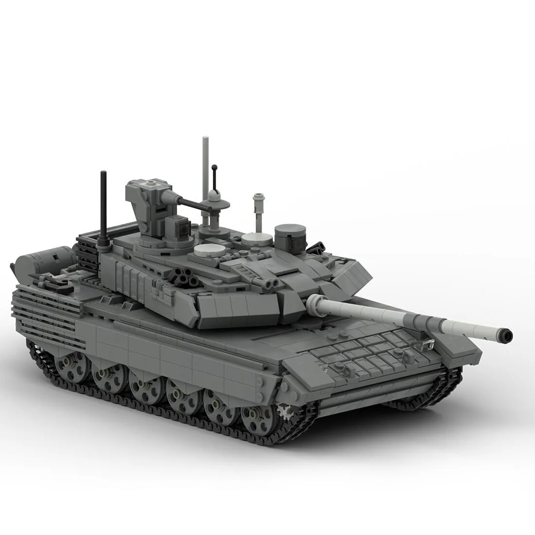 ZITIANYOUBUILD ZITIANYOUBUILD MOC-109174 T-90 M Main Battle Tank 1380 Parts — product photo