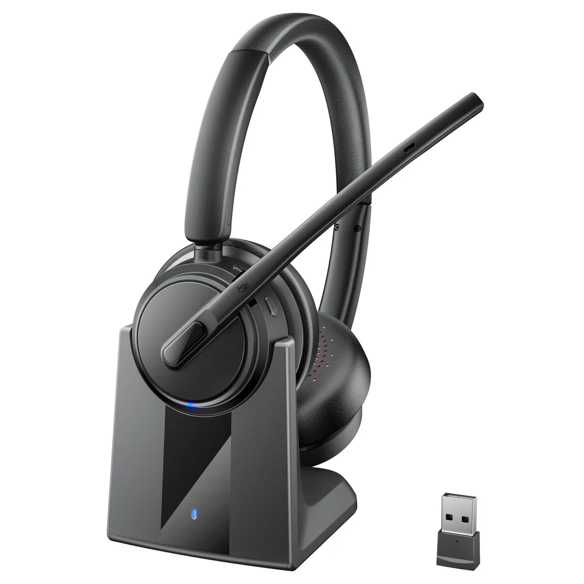 Mophie DH18 On-Ear Headphones Black Bluetooth 5.3 60h — product photo