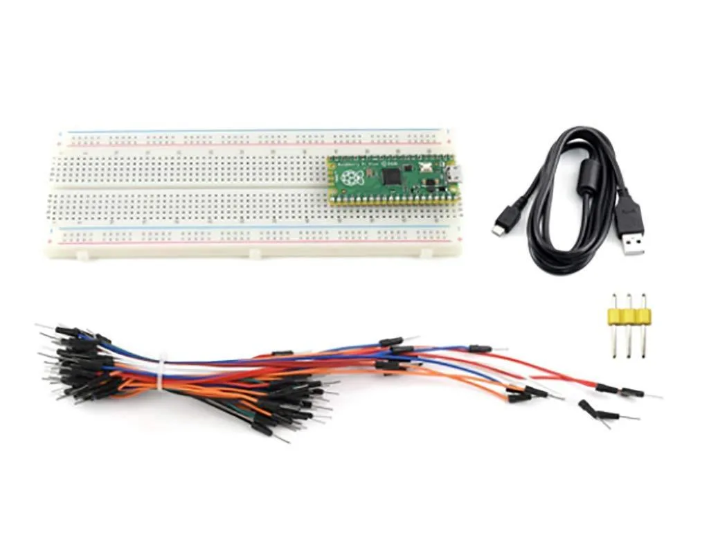 LORDWORLD LORDWORLD RP2040 Development Board Pre-soldered Header Breadboard Wires — product photo