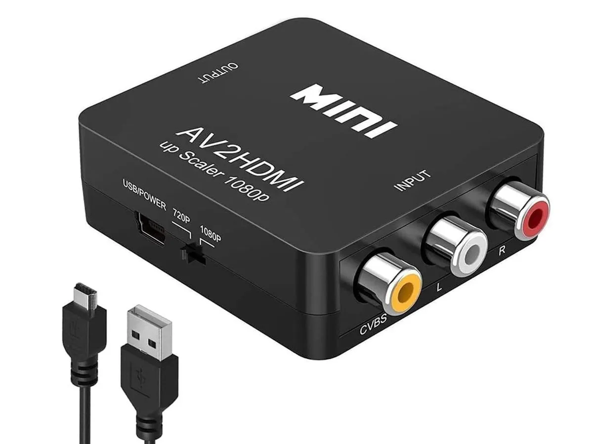 iXever iXever RCA to HDMI Converter 1080P 60Hz Black — product photo