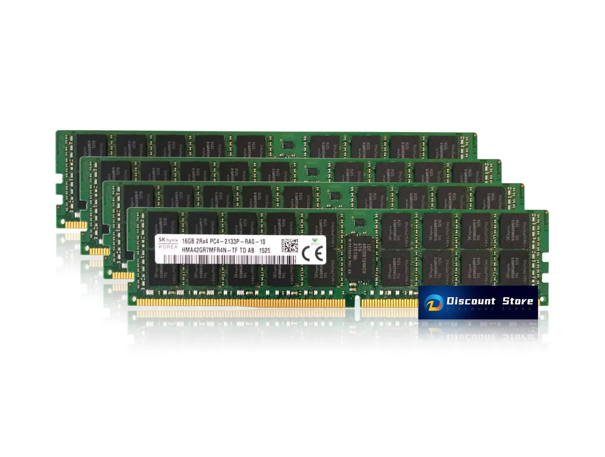 SK hynix SK hynix HMA42GR7MFR4N-TF 64GB (4×16GB) DDR4-2133 CL15 Registered server RAM — product photo