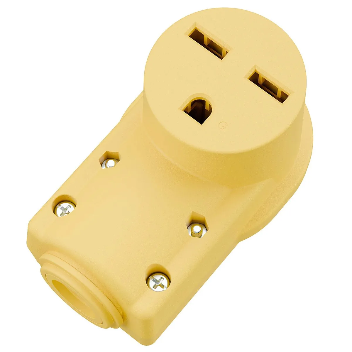 LORDWORLD LORDWORLD NEMA 6-30R 30A 250V Female Connector Yellow — product photo