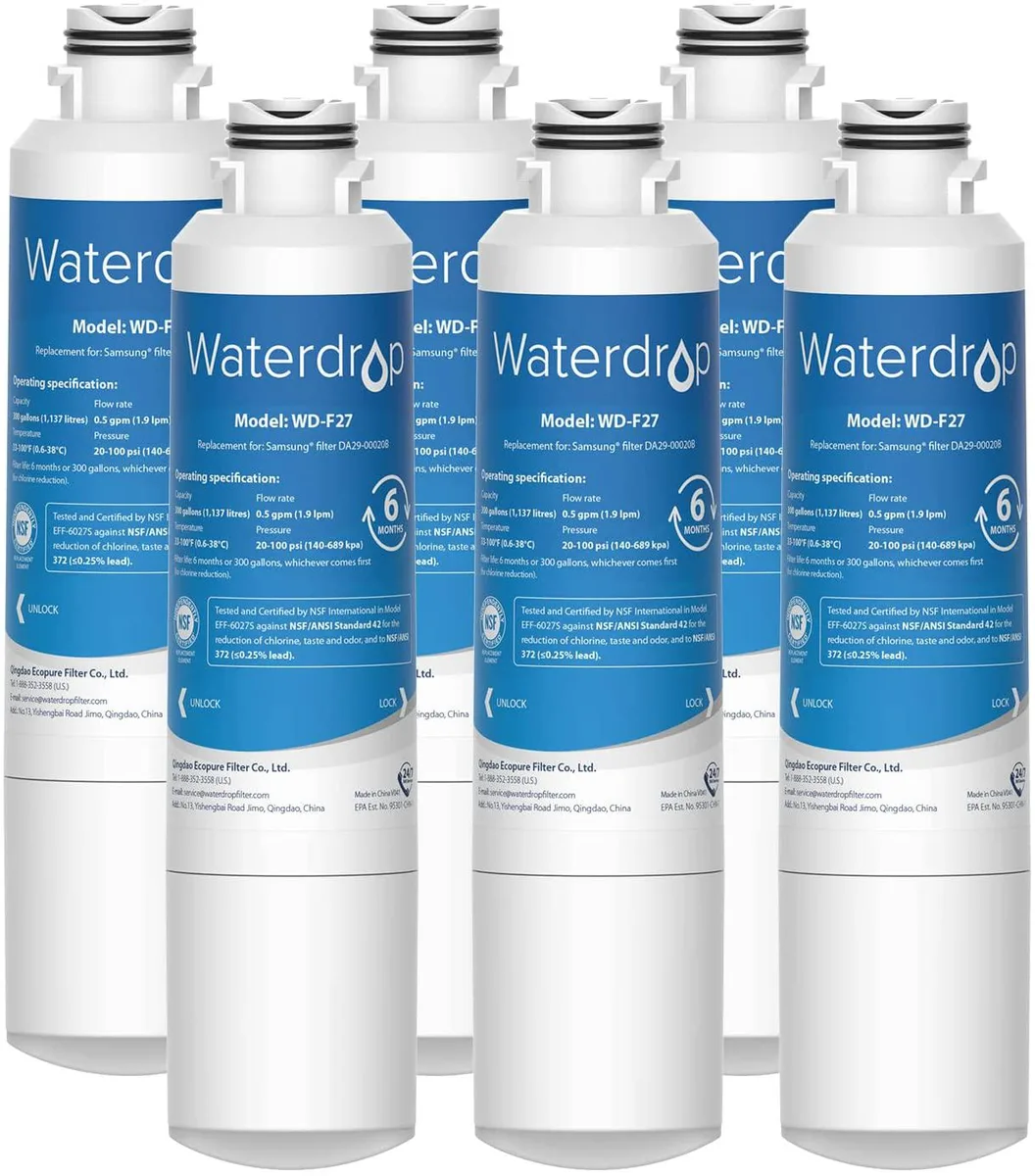 Waterdrop Waterdrop WS627 DA29-00020B water filtration 6 pack — product photo