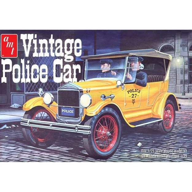 AMT AMT 1182 1/25 1927 Ford T Vintage Police Car accessory — product photo