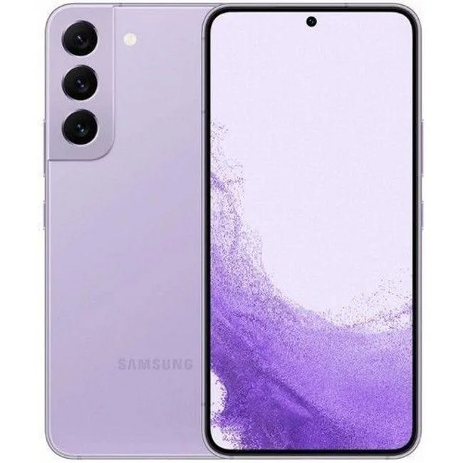 SAMSUNG SAMSUNG Galaxy S22 5G 128GB Bora Purple cell phones - unlocked — product photo