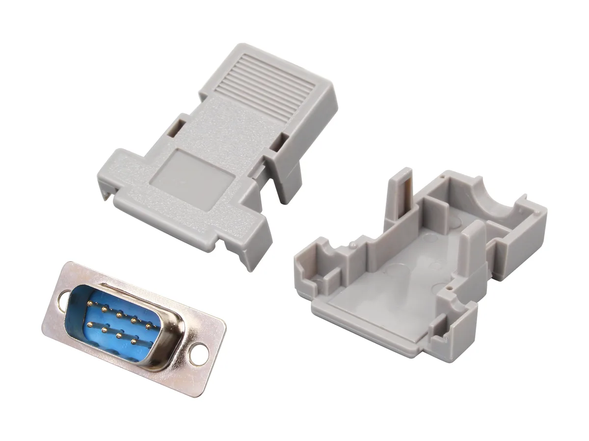 STARTECH STARTECH C9PSM DB9 Male Solder D-SUB Connector with Plastic Backshell — product photo