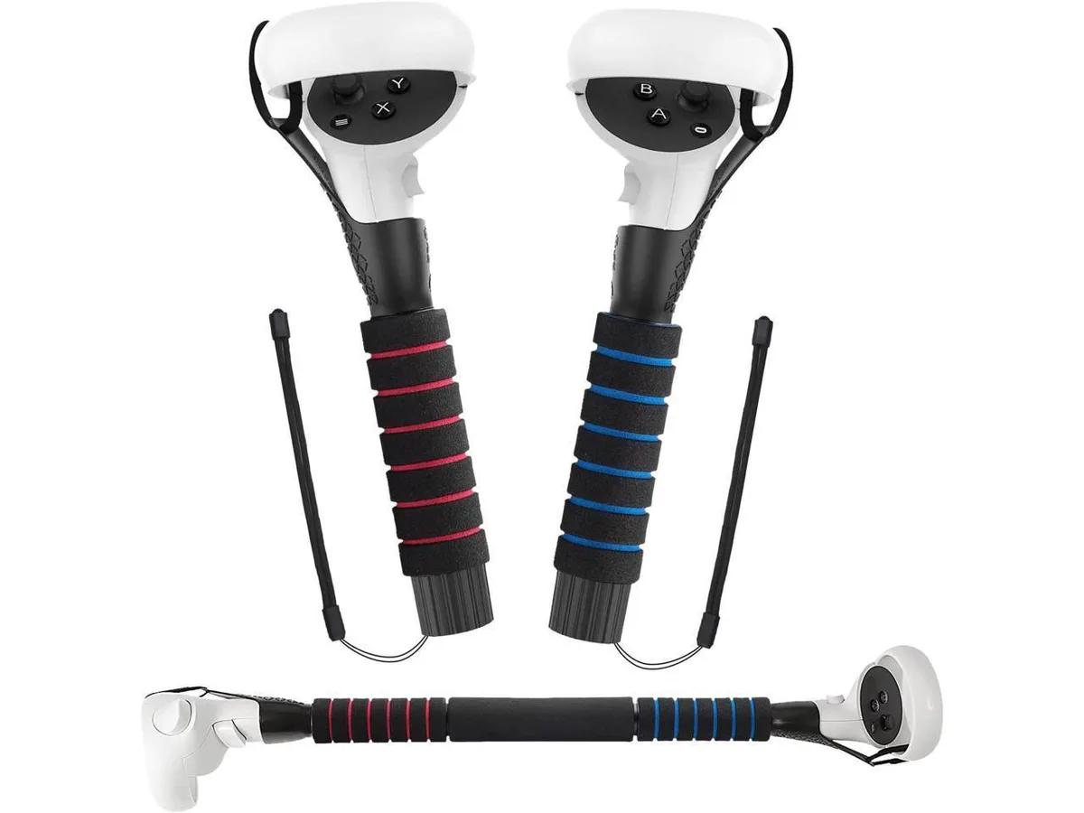 BONAEVER BONAEVER VR Game Handle Accessories for Quest 2 Controllers Dual Handles Extension Grips — product photo