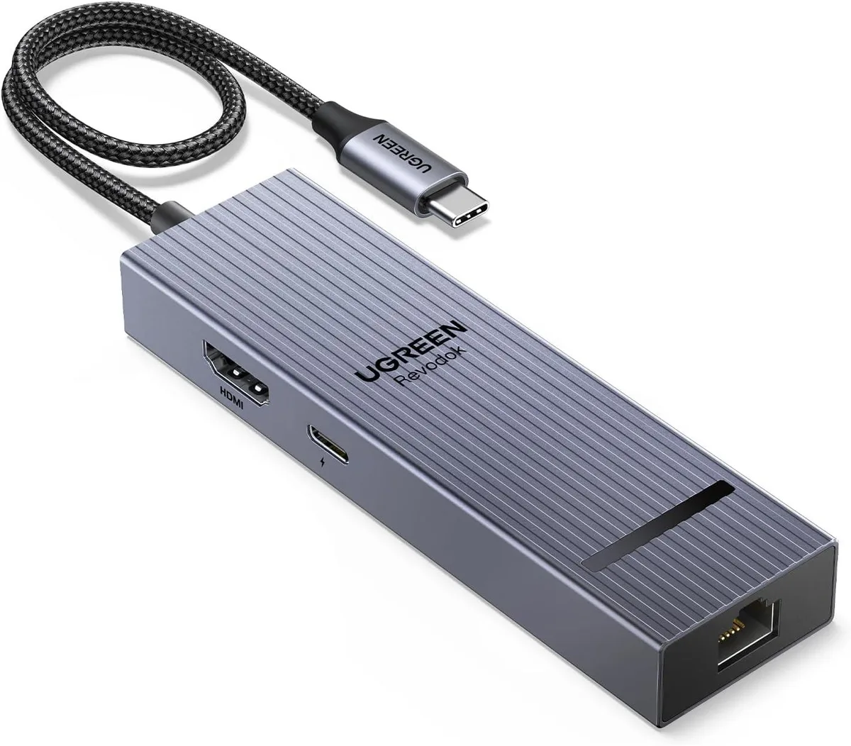 MCHOSE MCHOSE 6-in-1 USB-C Hub Gigabit Ethernet 4K 60Hz HDMI 100W PD 10Gbps USB 3.2 — product photo