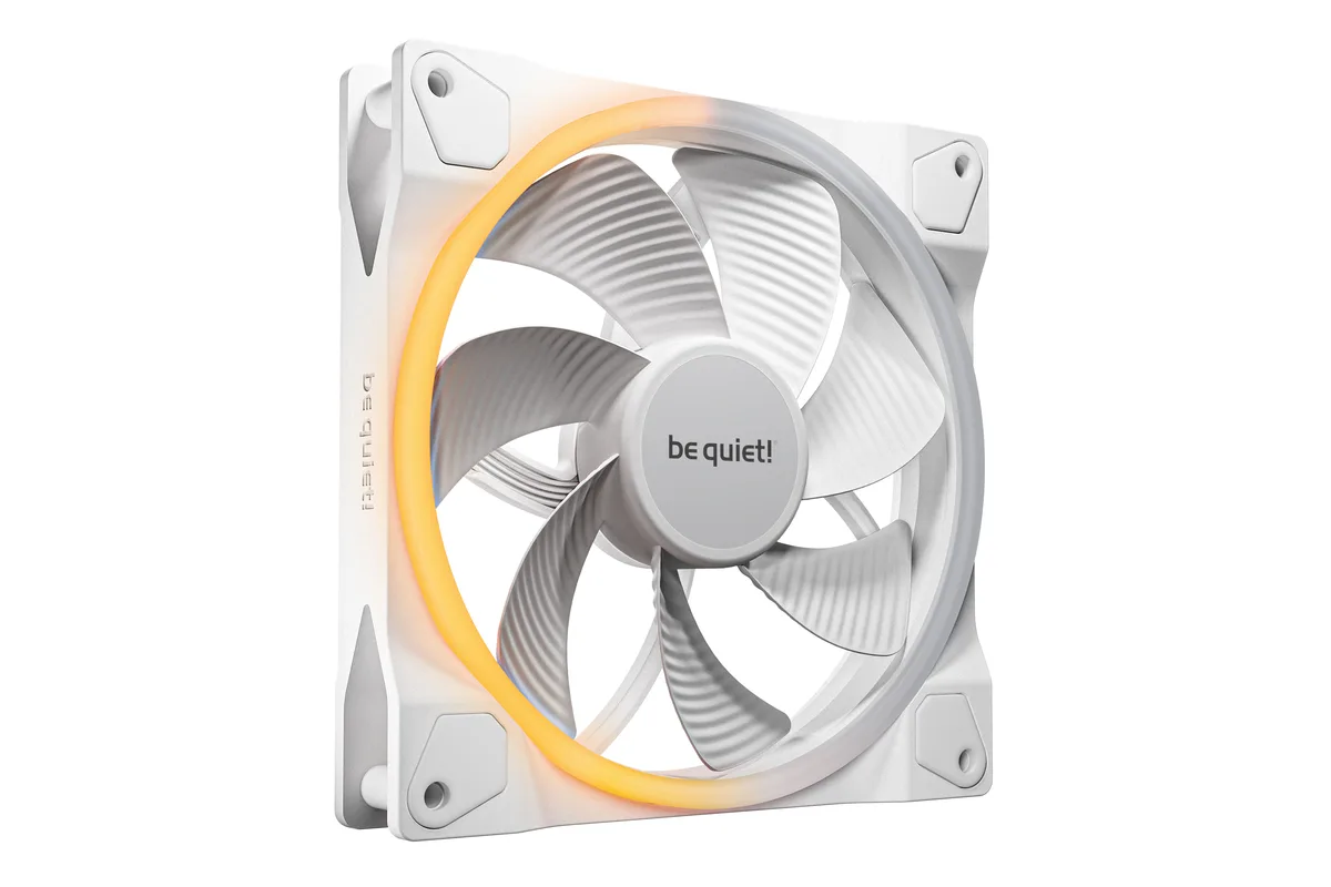 be quiet! be quiet! Light Wings BL135 140mm PWM ARGB case fan 1300 RPM White — product photo