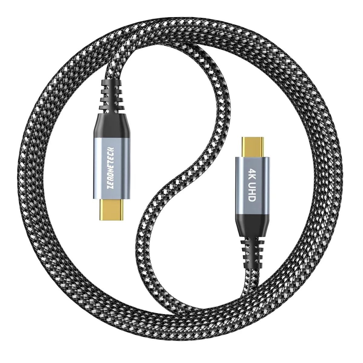 Kootion Kootion USB C 3.2 Gen 2X2 Cable 3ft 20Gbps 4K 60Hz 100W — product photo
