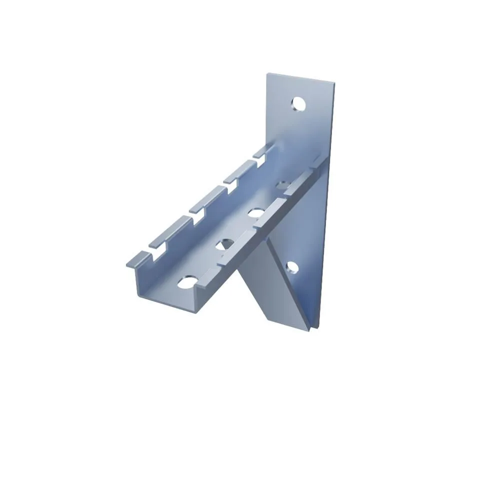 NavePoint NavePoint Electro Zinc Plated Triangle Wall Mount Bracket 150mm 2 Pack — product photo