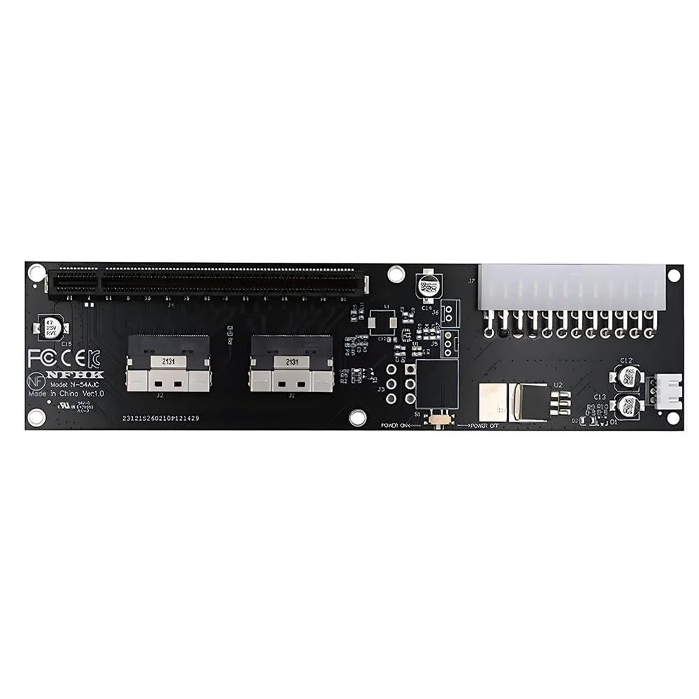 LORDWORLD LORDWORLD SFF-8654 8X 74Pin to PCIe 16X Adapter — product photo