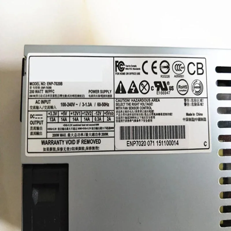 KHACHIMO KHACHIMO FLEX NAS Small 1U 200W Power Supply ENP-7020B — product photo