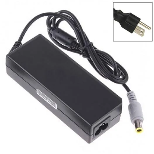 eForChina eForChina US Plug AC Adapter 20V 4.5A 90W 8.0x7.4mm Black — product photo