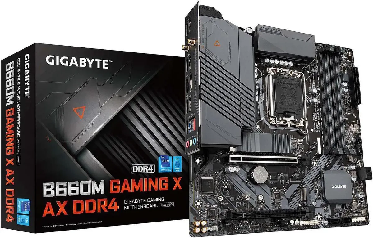 GIGABYTE GIGABYTE B660M GAMING X AX DDR4 rev 1.1 Intel motherboard — product photo