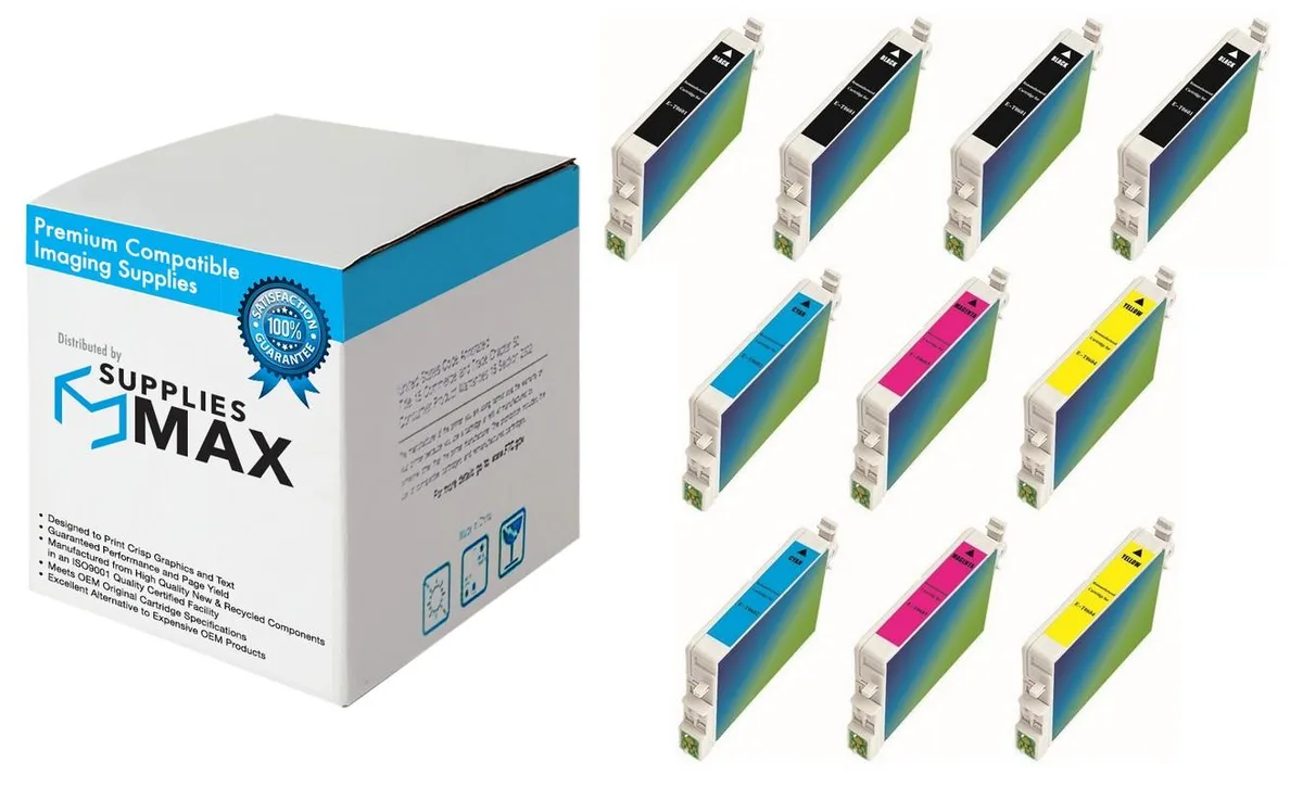SuppliesMax SuppliesMax T060120-4B2CD Inkjet Combo Pack (4 BK / 2 C / 2 M / 2 Y) — product photo