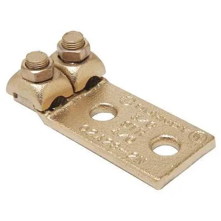 Burndy Burndy Q2A312N Mechanical Lug 350 kcmil 2 Conductor 2 Hole 1/2 in Stud — product photo