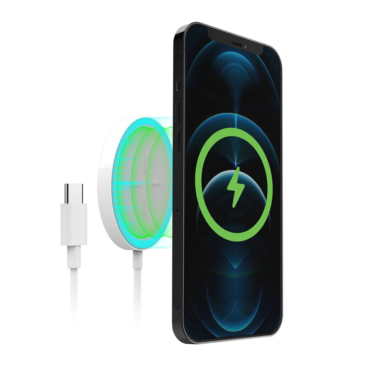 HyperGear HyperGear 15W MagSafe Wireless Magnetic Charger with USB-C Cable — product photo