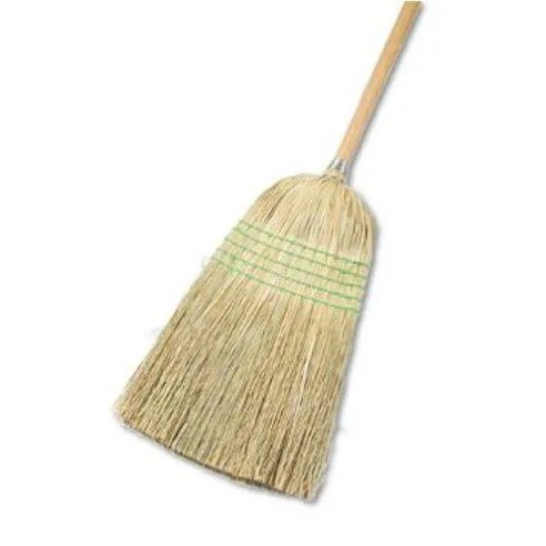 Boardwalk Boardwalk BWK926YEA Parlor Broom 42" Wood Handle 55.5" Overall Length — product photo