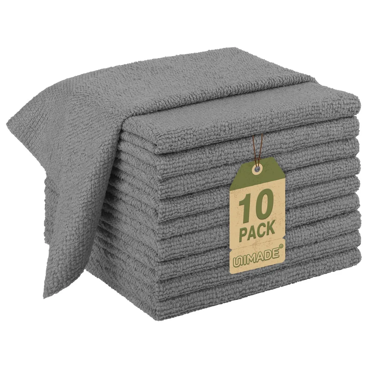  Uniden UNIM-SHOPT Microfiber Cleaning Cloth 10 Pack 11.5in — product photo