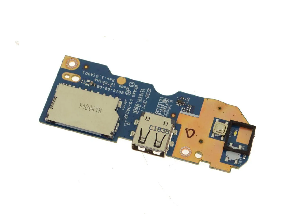 DELL DELL Inspiron 7560 7572 Power Button USB SD Card Reader 86P55 — product photo