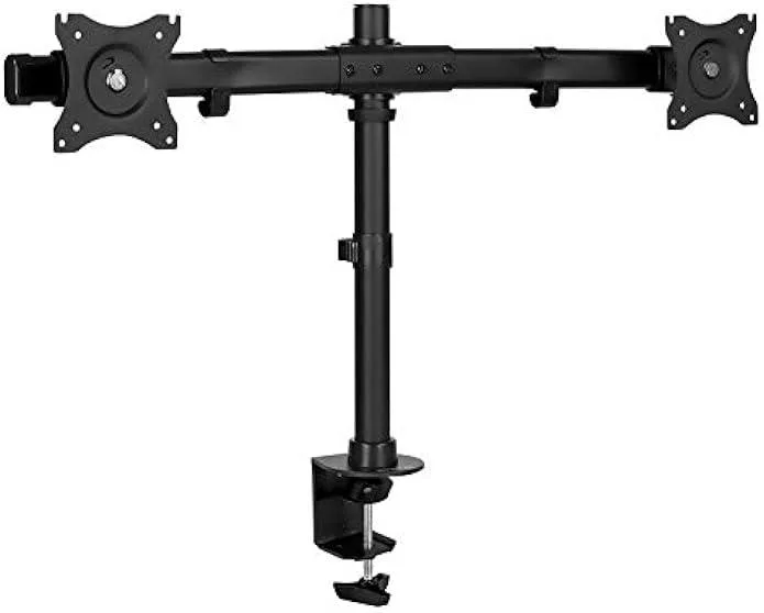 Ksin Ksin Dual Curved Monitor Mount 19-27in VESA 75 100 22lb C-Clamp Grommet — product photo