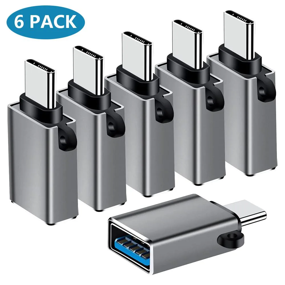 PENGQIAO PENGQIAO USB C to USB 3.0 Adapter 6 Pack 14.8mm — product photo