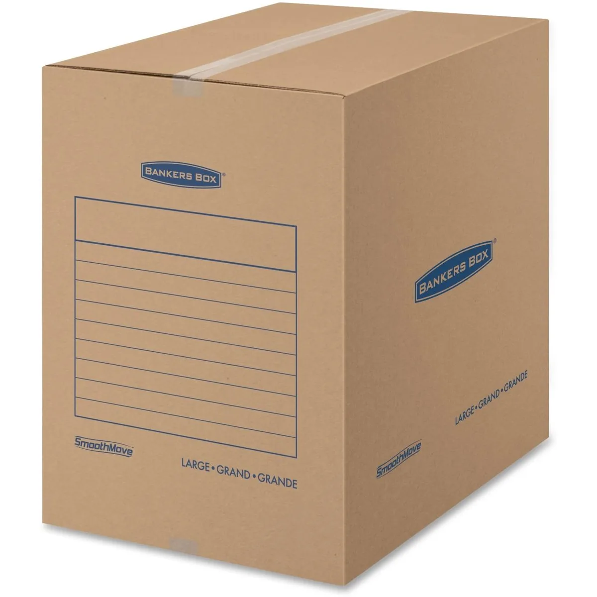 FELLOWES FELLOWES 7714001 SmoothMove Shipping Case 15 Carton 24.8x18.3x18.3in Black — product photo