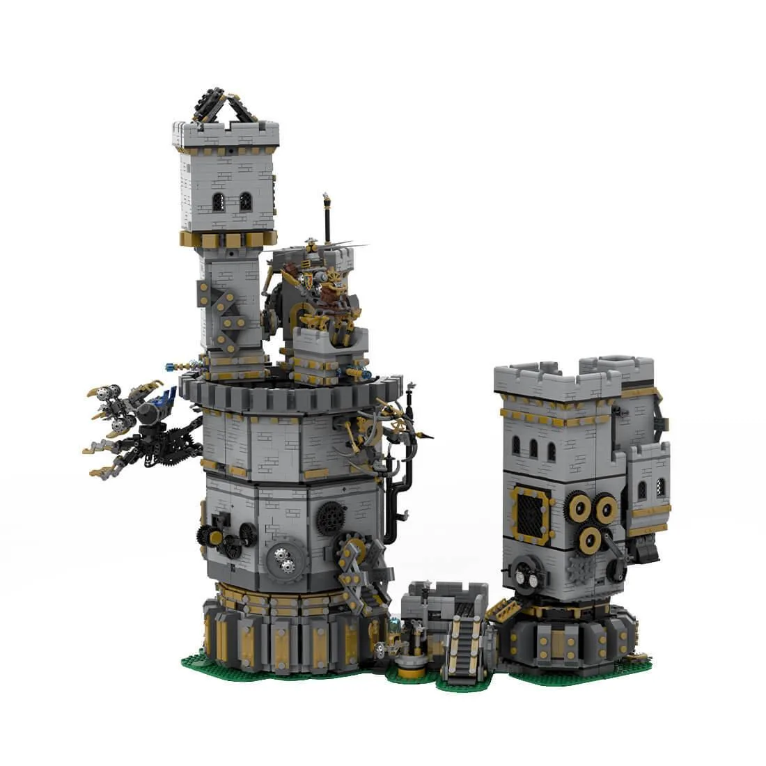 ZITIANYOUBUILD ZITIANYOUBUILD MOC-161376 Medieval Steampunk Clockwork Castle 7381PCS — product photo