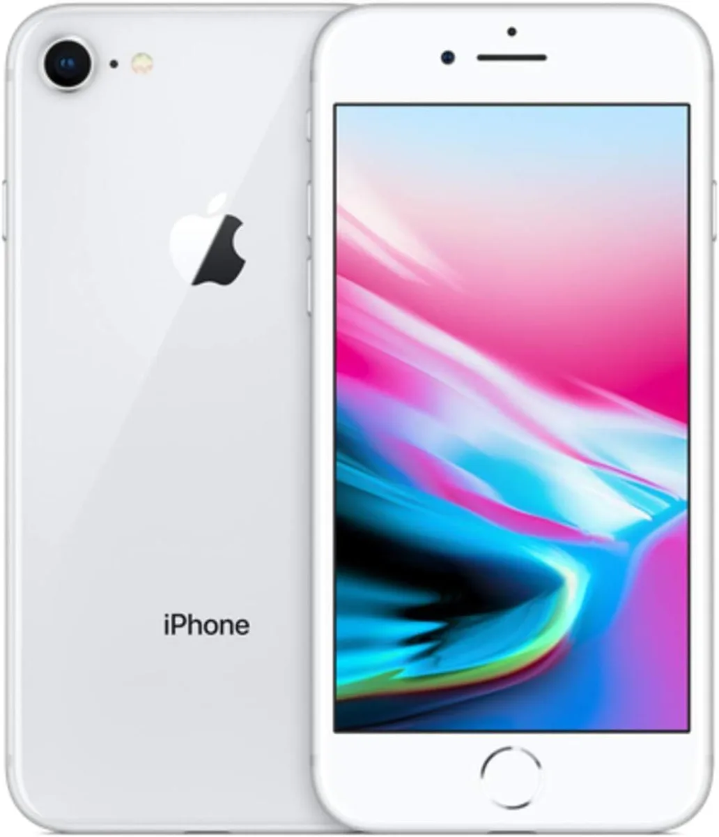 Apple Apple iPhone 8 256GB Silver Unlocked cell phones - unlocked — product photo