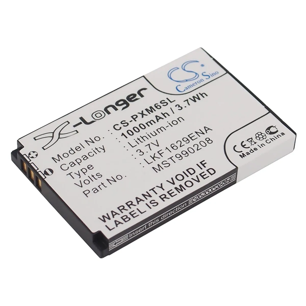 Cameron &amp; Co Cameron &amp; Co DS-CS-PXM6SL mp4 accessory battery 1000mAh 3.7V Li-ion Black — product photo