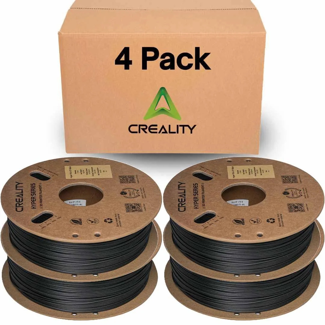 Creality Creality Carbon Fiber Filament 4 Pack 1.75mm Black 3301060015 — product photo
