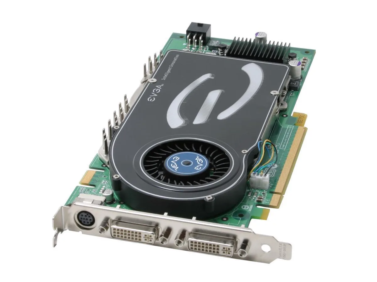 EVGA EVGA GeForce 7800GTX 256-P2-N528-AX graphics card — product photo