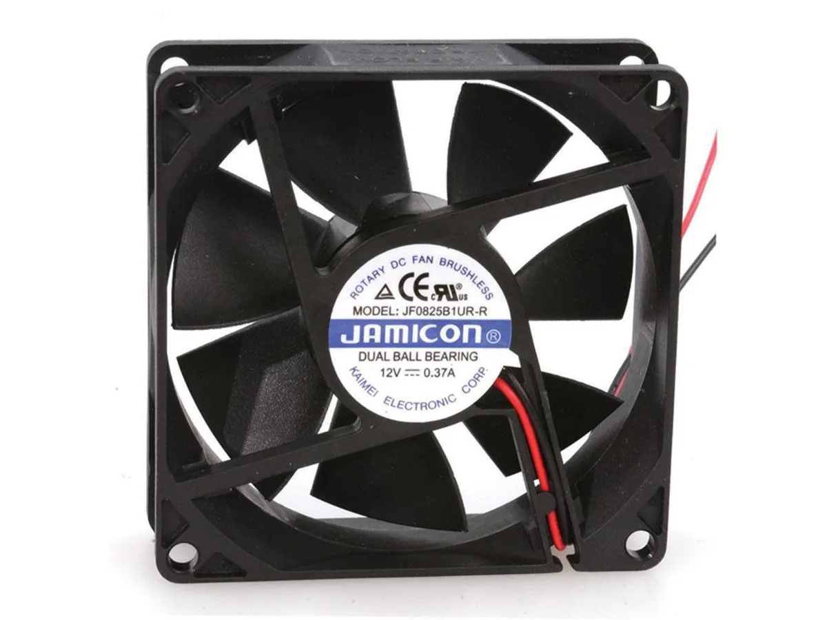 SXDOOL SXDOOL JF0825B1UR-R 80mm 12V 52 CFM 25mm 2-Pin Case Fan — product photo
